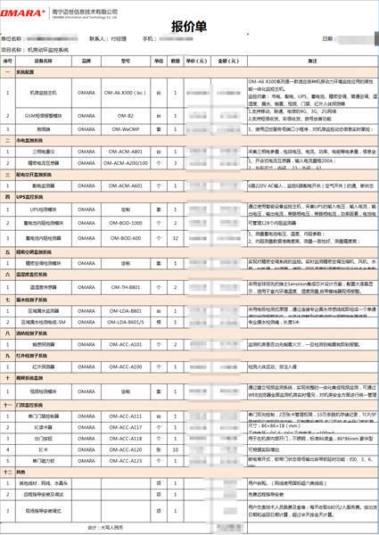 南寧邁世提供機(jī)房設(shè)備運(yùn)維管理系統(tǒng)方案和報價